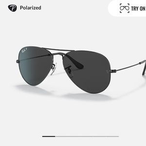 Ray-Ban Polarized Aviator Black